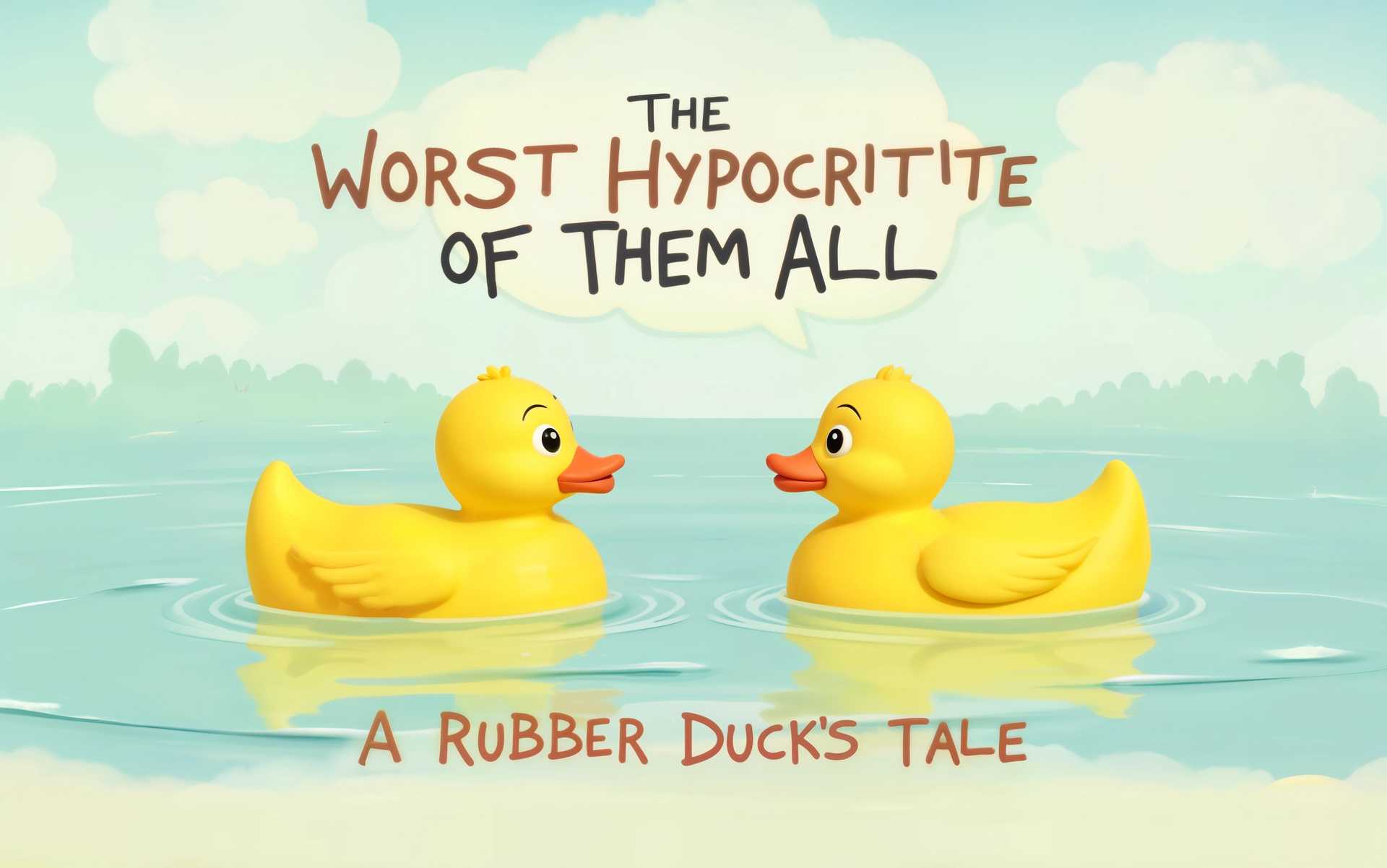 The Worst Hypocrite: A Rubber Duck's Tale of Self-Love